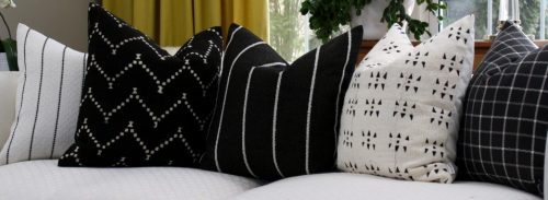 mud cloth pillows