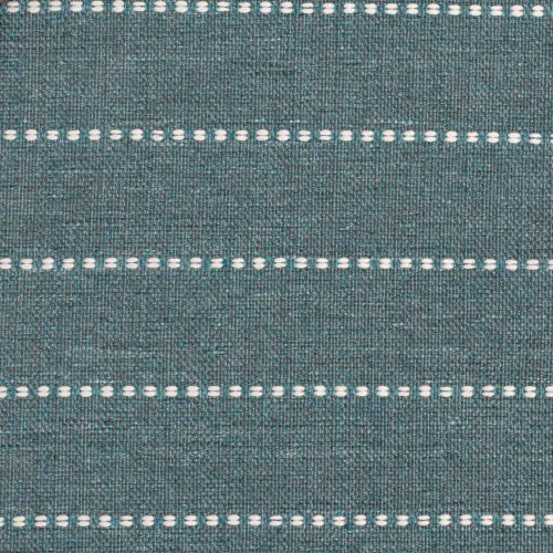 Teal & white Stripe Pillow Cover