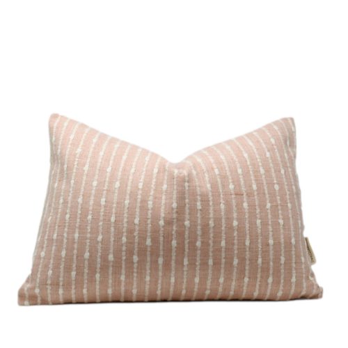 blush pink pillow