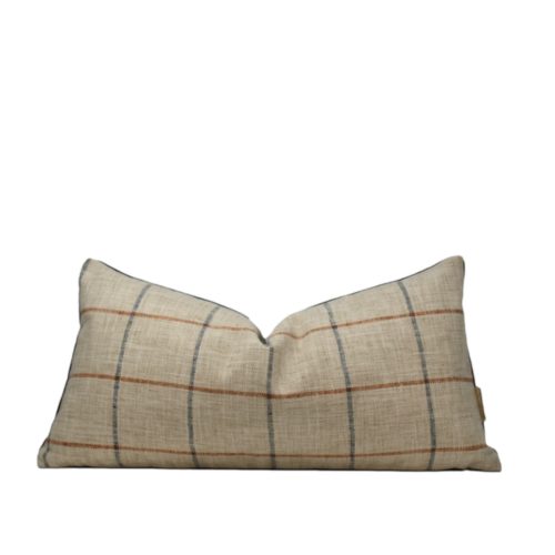 Rustic Windowpane Check pillow