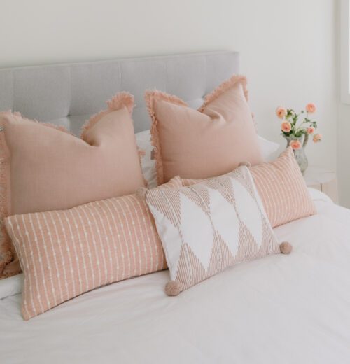 Pink Pillows and Covers