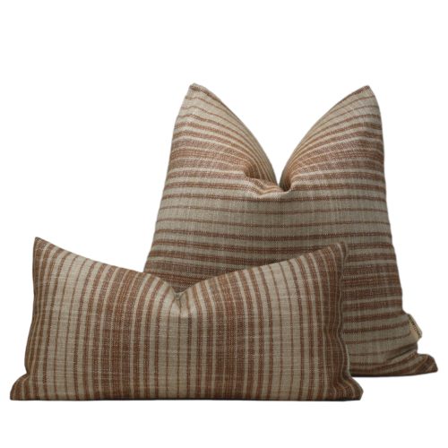 brick stripe pillow cover