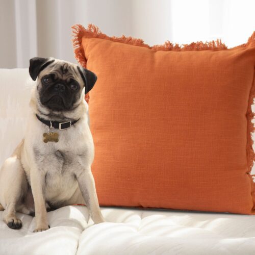 Sevilla Rust Linen Pillow