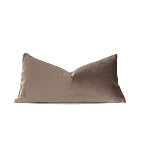 Zen | Truffle Velvet Pillow Cover