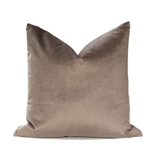 Zen | Truffle Velvet Pillow Cover