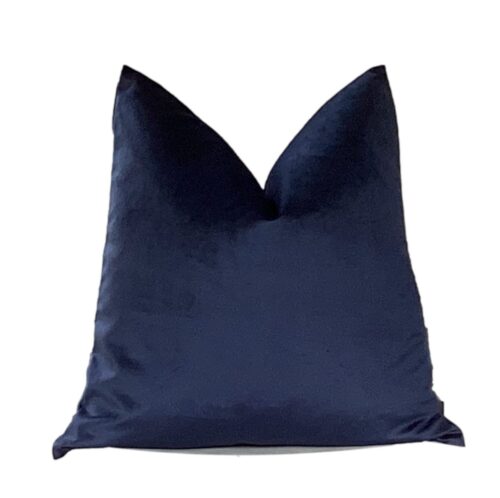 Zen | Indigo Blue Velvet Pillow Cover