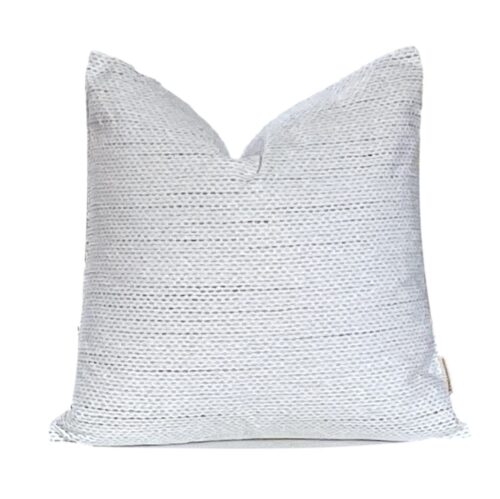 Ramona Cream and Taupe Tweed Pillow Cover