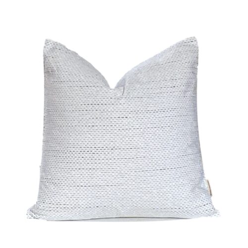 Ramona Cream and Taupe Tweed Pillow Cover