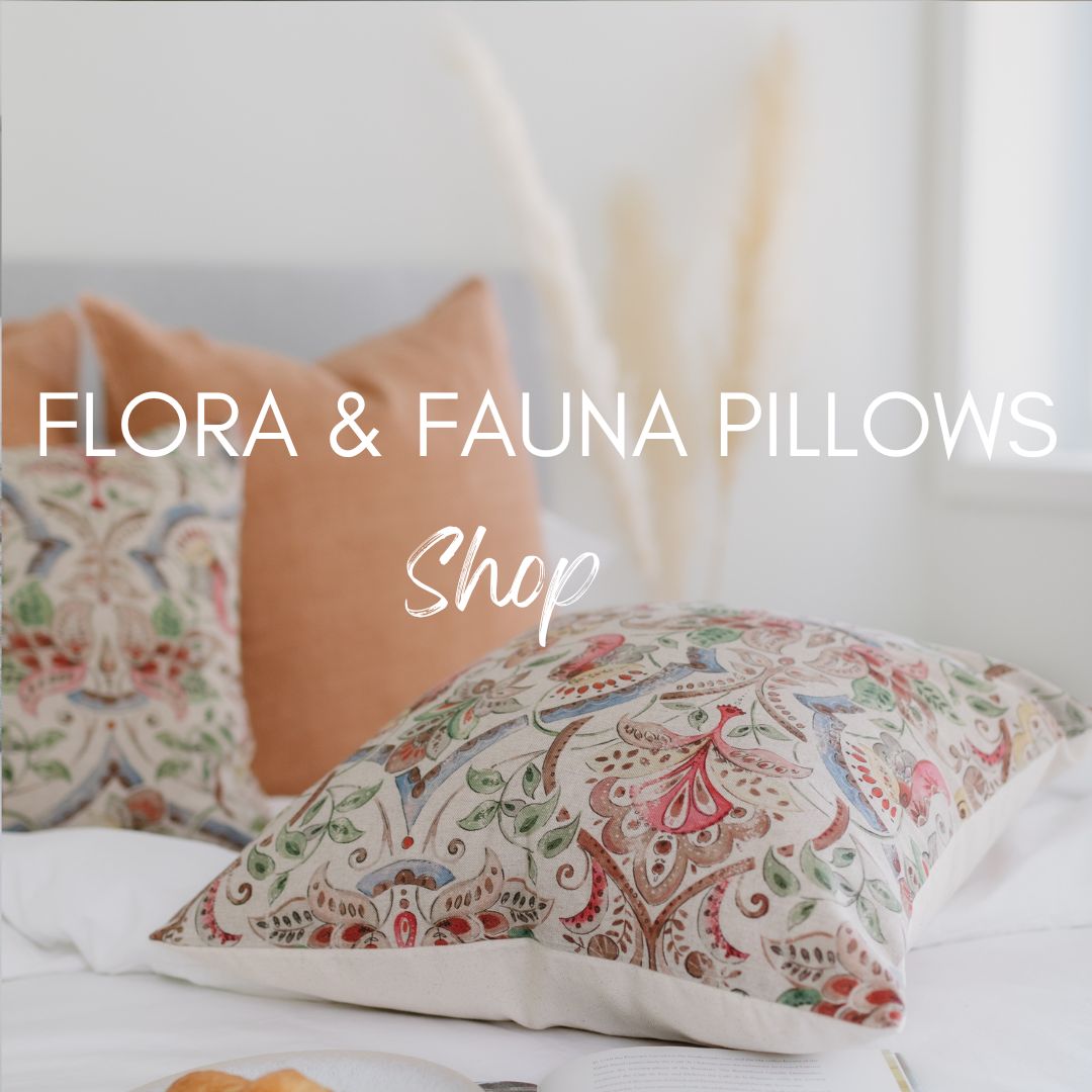 floral pillows