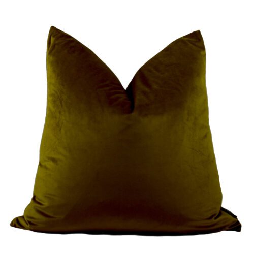 Zen | Moss Green Velvet Pillow Cover