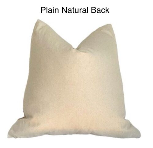 Plain natural back