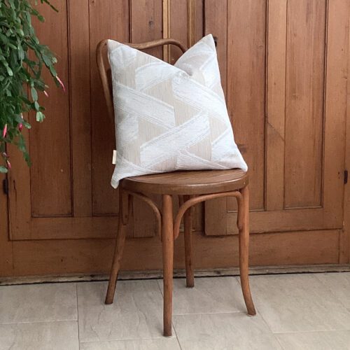 Dorset Street Cream Geometric Pillow Cover