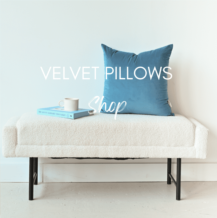 velvet pillows